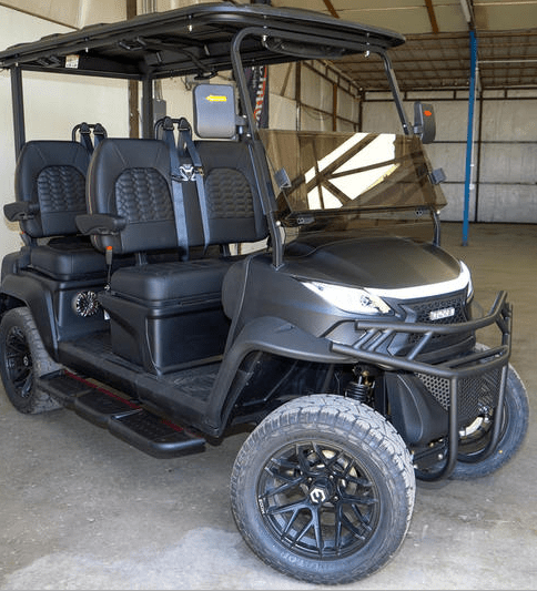 Venom Stealth, Lifted, Matte Black - Lago Vista Golf Carts