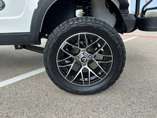 Venom Strike 4 (2+2) Golf Cart, White with Black seats - Lago Vista Golf Carts