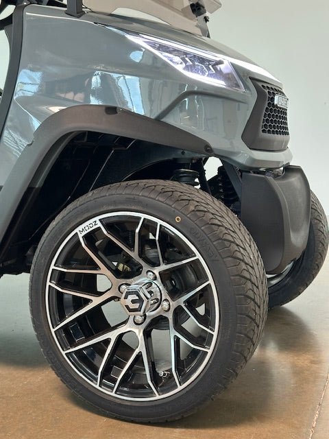 Venom Strike 6, Non - Lifted, Gun Metal Gray with Black seats - Lago Vista Golf Carts