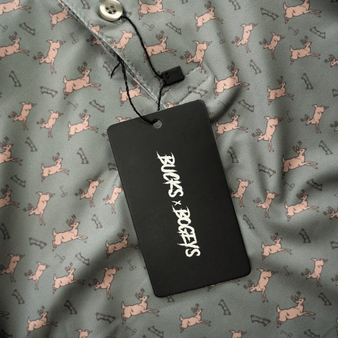 "Bows & Bucks" Golf Polo - Lago Vista Golf Carts