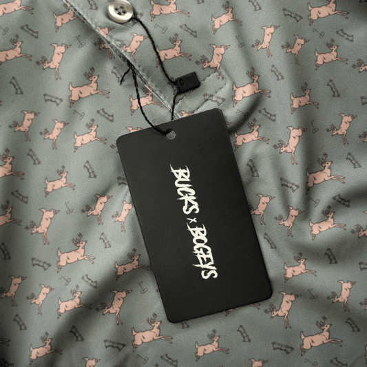 "Bows & Bucks" Golf Polo - Lago Vista Golf Carts