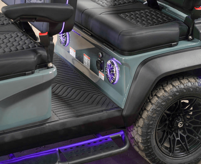 Venom Stealth, Lifted, Gun Metal Gray - Lago Vista Golf Carts