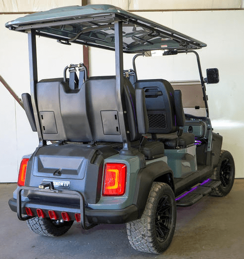 Venom Stealth, Lifted, Gun Metal Gray - Lago Vista Golf Carts