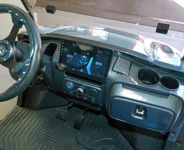 Venom Stealth, Lifted, Gun Metal Gray - Lago Vista Golf Carts