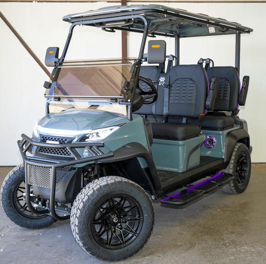 Venom Stealth, Lifted, Gun Metal Gray - Lago Vista Golf Carts