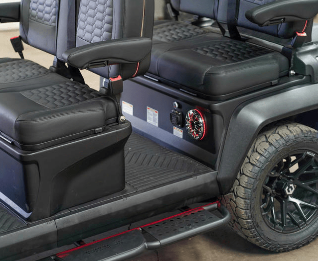 Venom Stealth, Lifted, Matte Black - Lago Vista Golf Carts