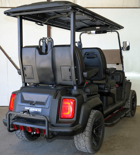 Venom Stealth, Lifted, Matte Black - Lago Vista Golf Carts