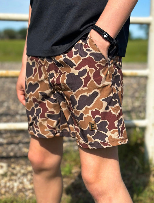 Youth Duck Camo Shorts - Lago Vista Golf Carts